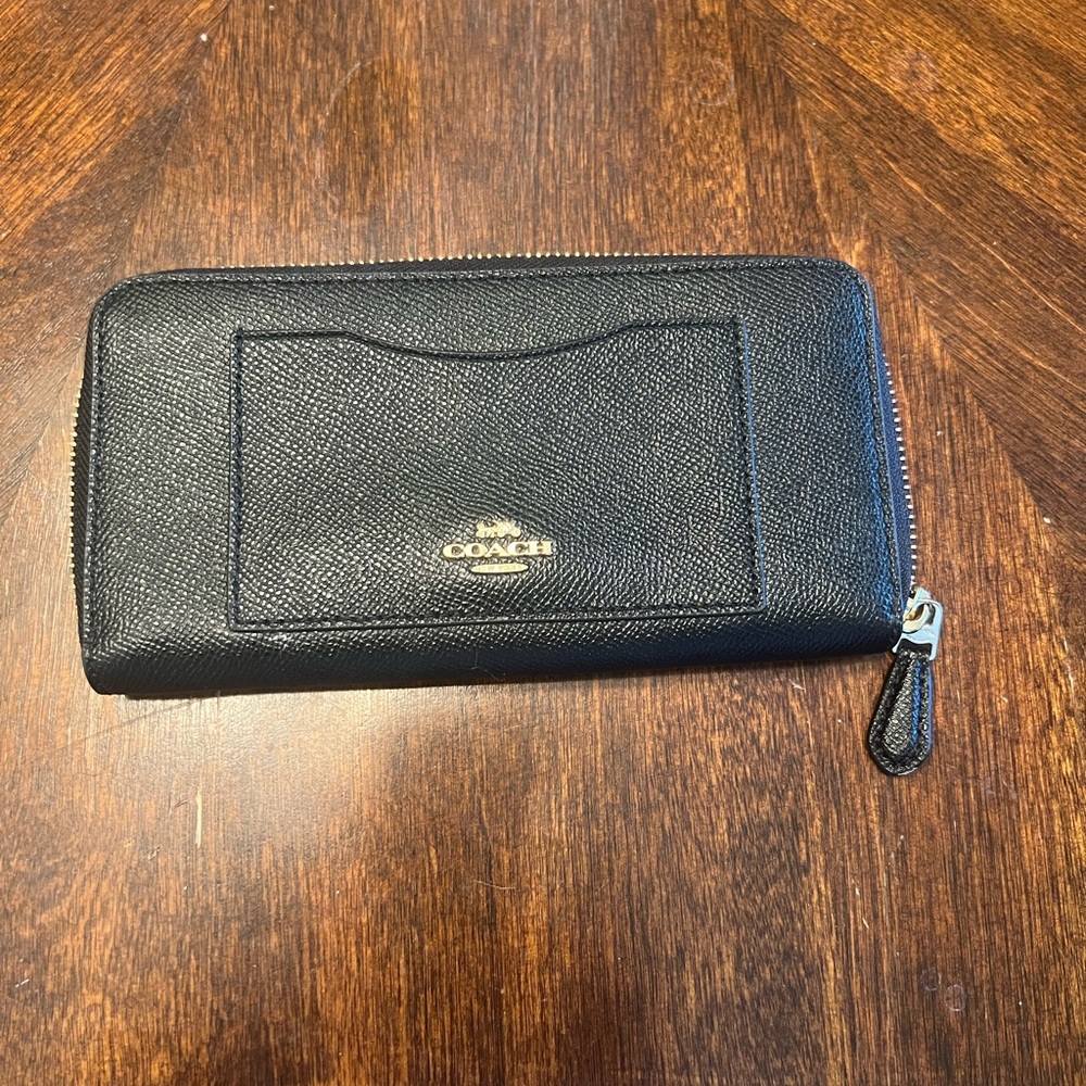 Coach black wallet